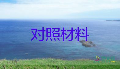 党支部生活会对照材料6篇