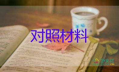 团员生活组织会对照材料5篇