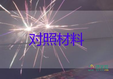 党支部民主生活对照材料5篇