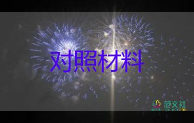 教师6查6看对照材料模板8篇