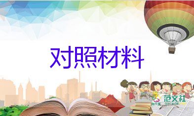 党总支部对照材料7篇