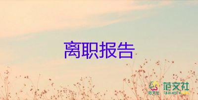 保险公辞职报告5篇