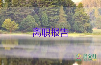 浙商银行辞职报告8篇
