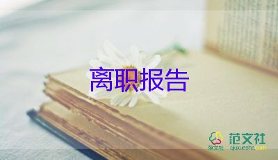 干辞职报告8篇