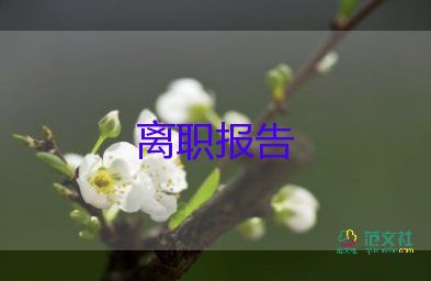 幼师辞职模板5篇